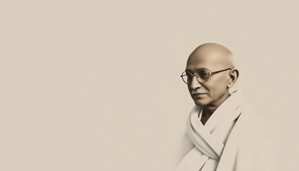 Mahatma Gandhi: Gewaltlosigkeit als Waffe